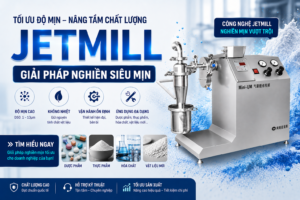Máy nghiền khí nén trong sản xuất dược phẩm