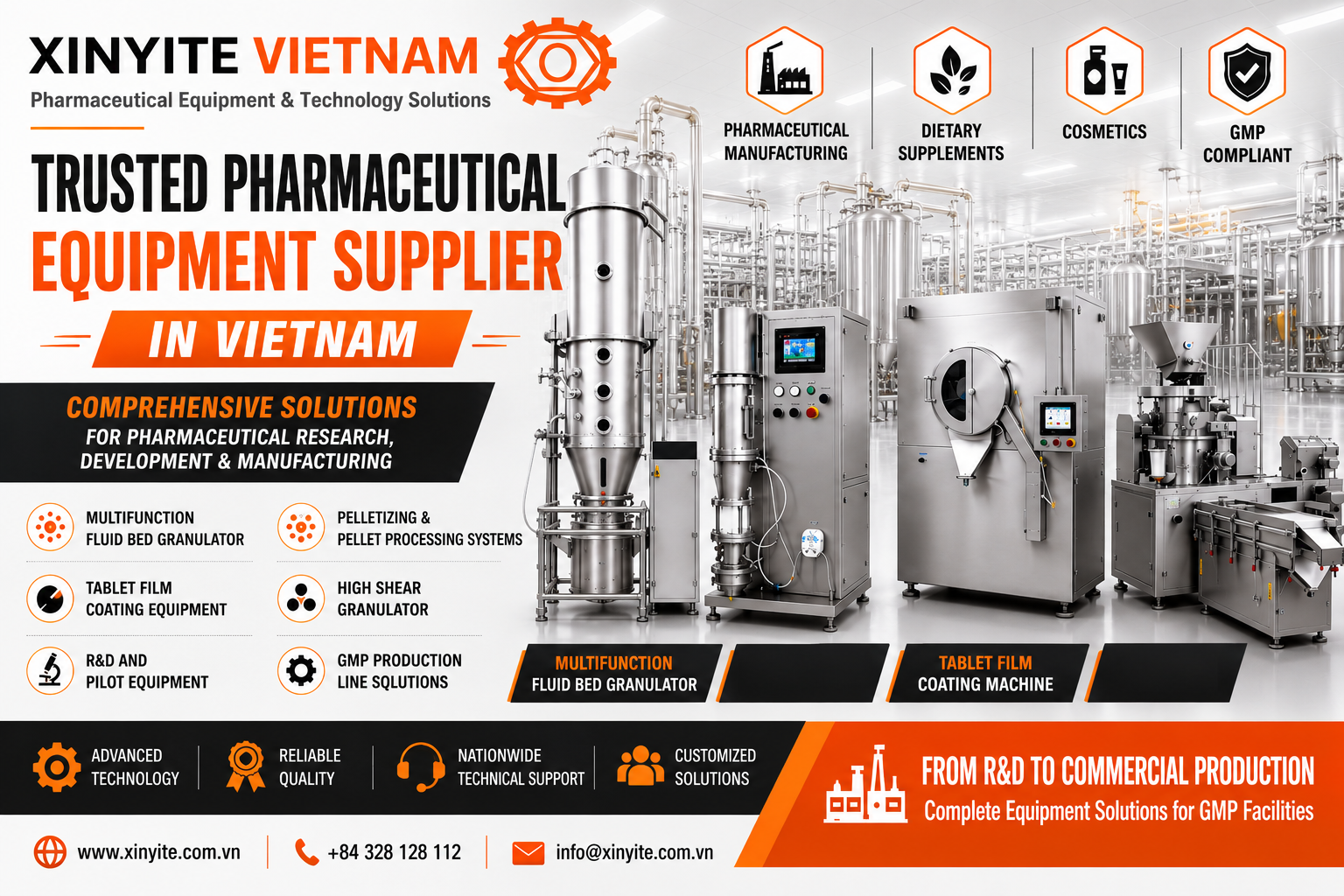 Reliable Pharmaceutical Equipment Supplier in Vietnam